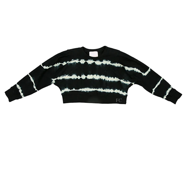Steph Black Tie Die Oversized Sweatshirt