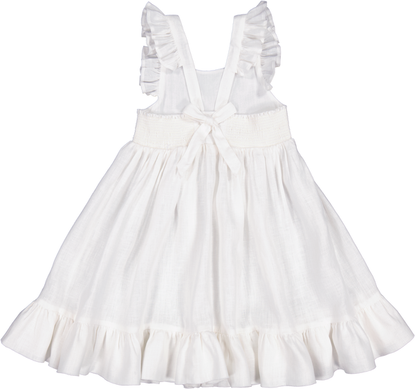 Marmar White Dress Danita Frill