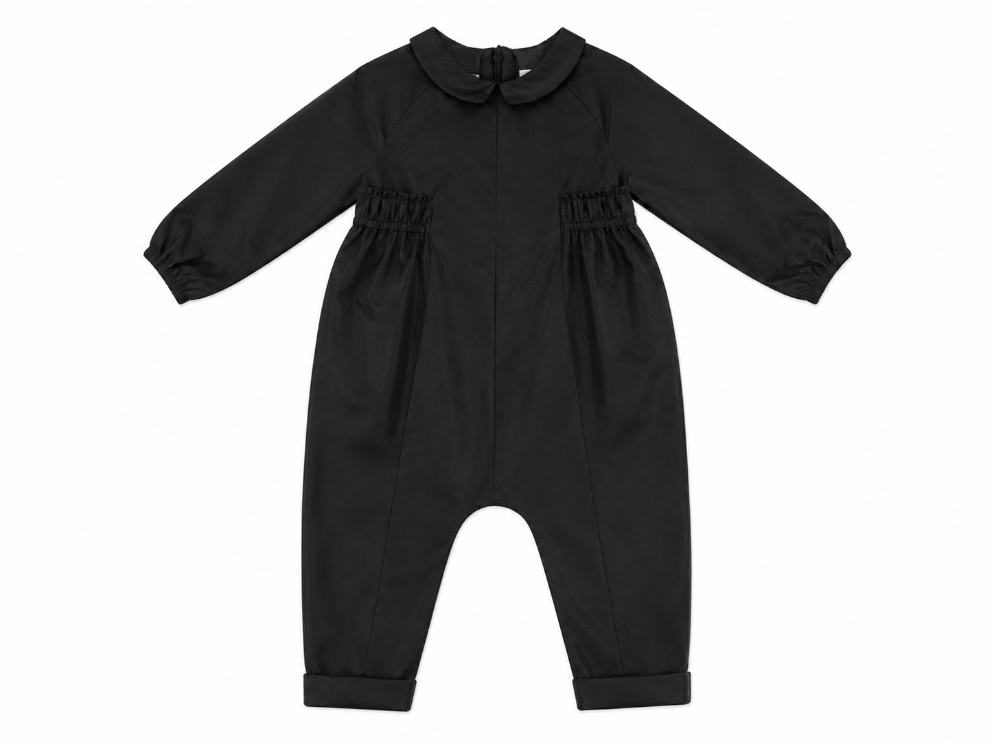 Lil Tempest Toddler Taffeta Romper - Black
