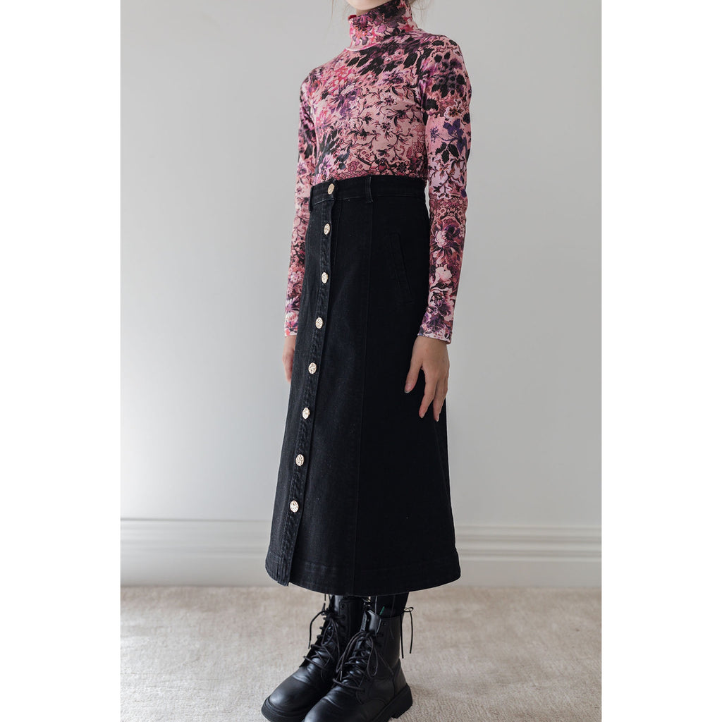 SOORPLOOM Flippa Skirt (Dark Denim) 5y SOORPLOOM Flippa