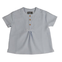 Belati Light Blue Striped Seersucker Shirt ( BSH593LB )