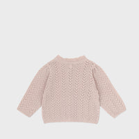 Louisiella Baby Ianthe Knit Cardigan Pink