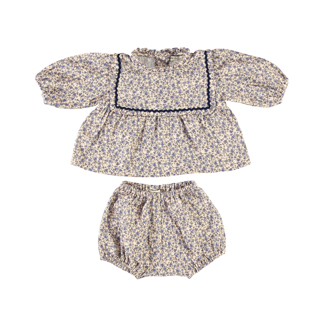Bebe Organic Carlotta Baby Set Ditsy Floral | Buttons Bebe