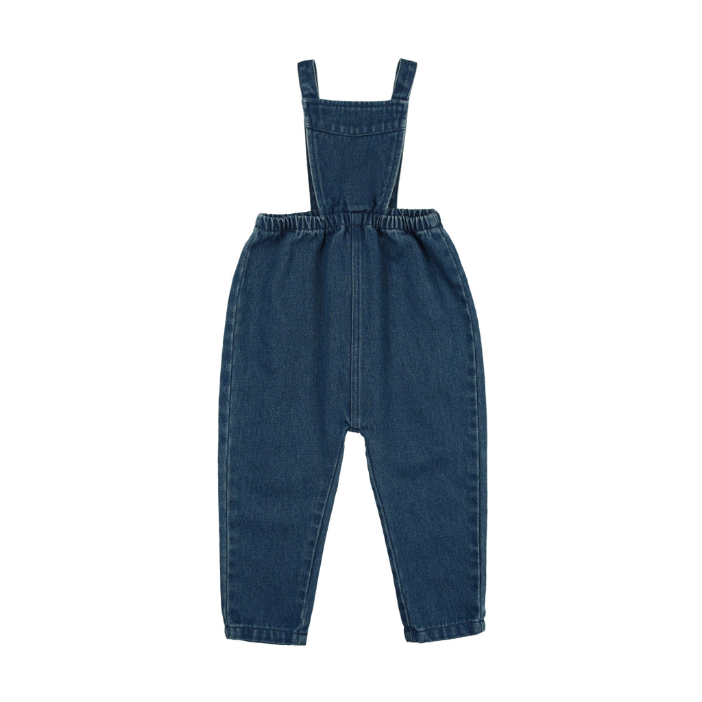 Analogie By Lil Legs Denim Bib Overalls Blue Denim | Buttons Bebe
