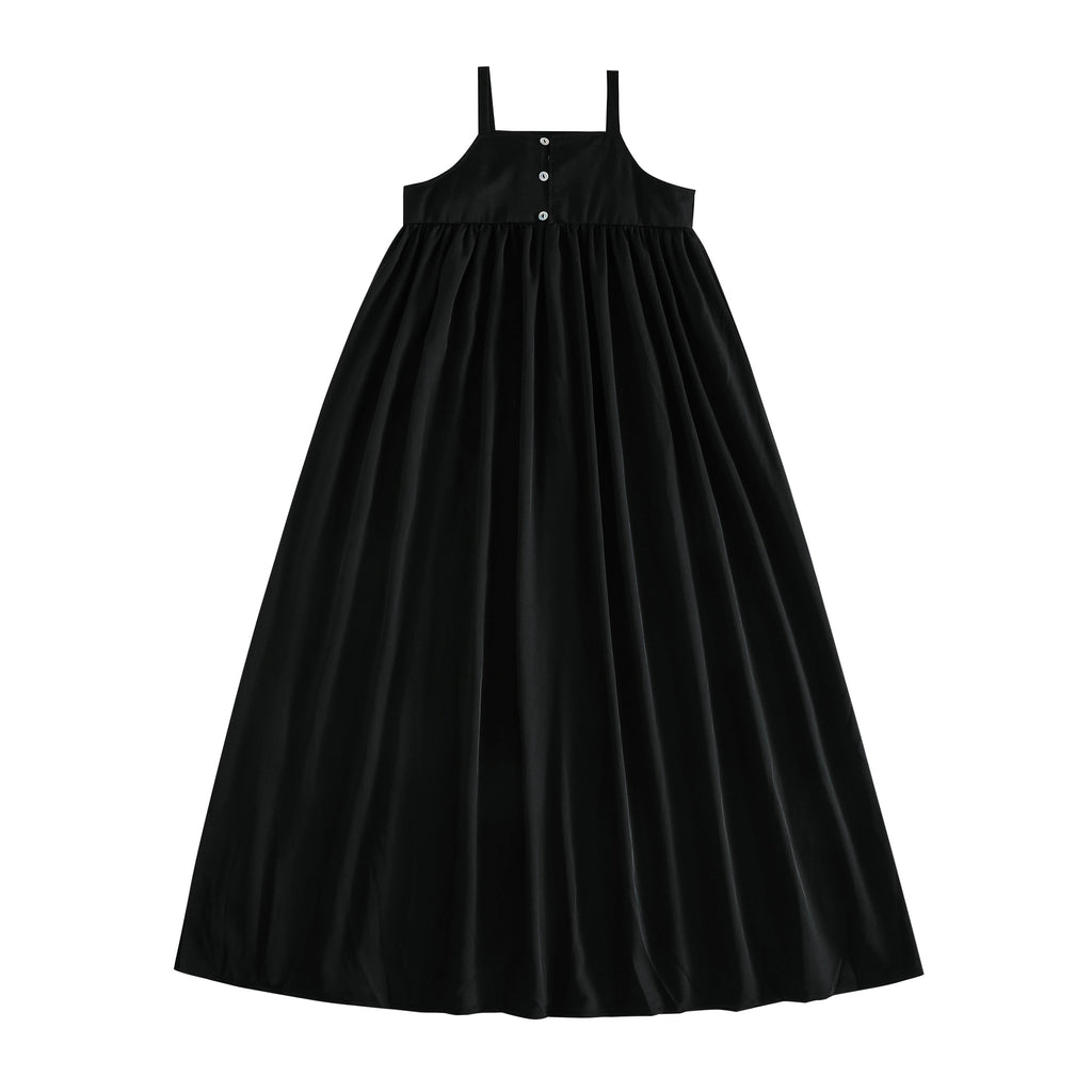 RetroKid Black Emery Maxi Jumper Dress
