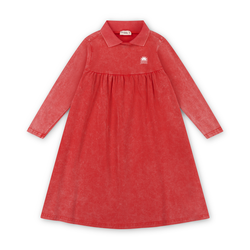 Kai & Kelly Red Collar Dress