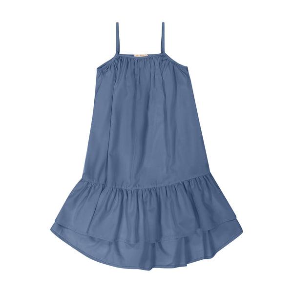 Retro Kids Water Blue Marilyn Dip Hem Dress