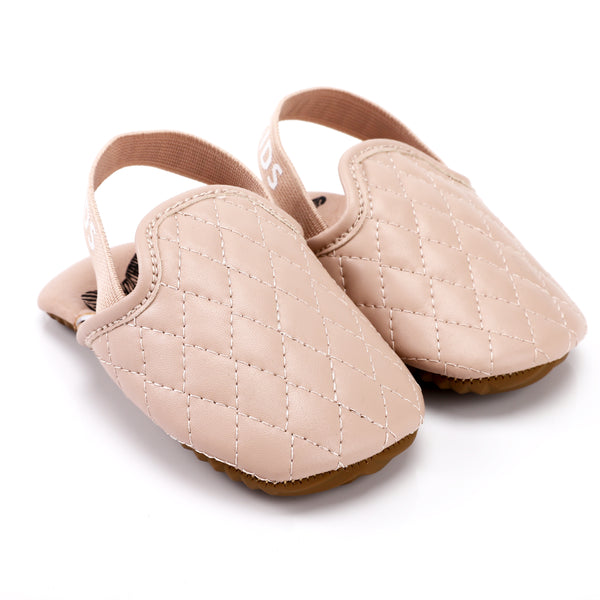 Zeebra Kids Quilted Collection Rose Slingback Rubber- FINAL SALE