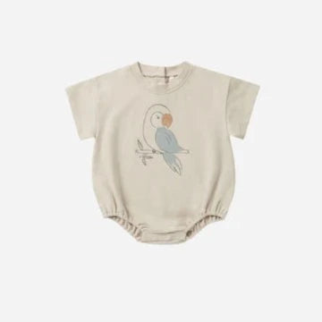Rylee + Cru Parrot  Relaxed Bubble Romper