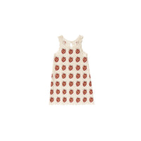 Rylee & Cru Strawberry Crochet Tank Mini Dress
