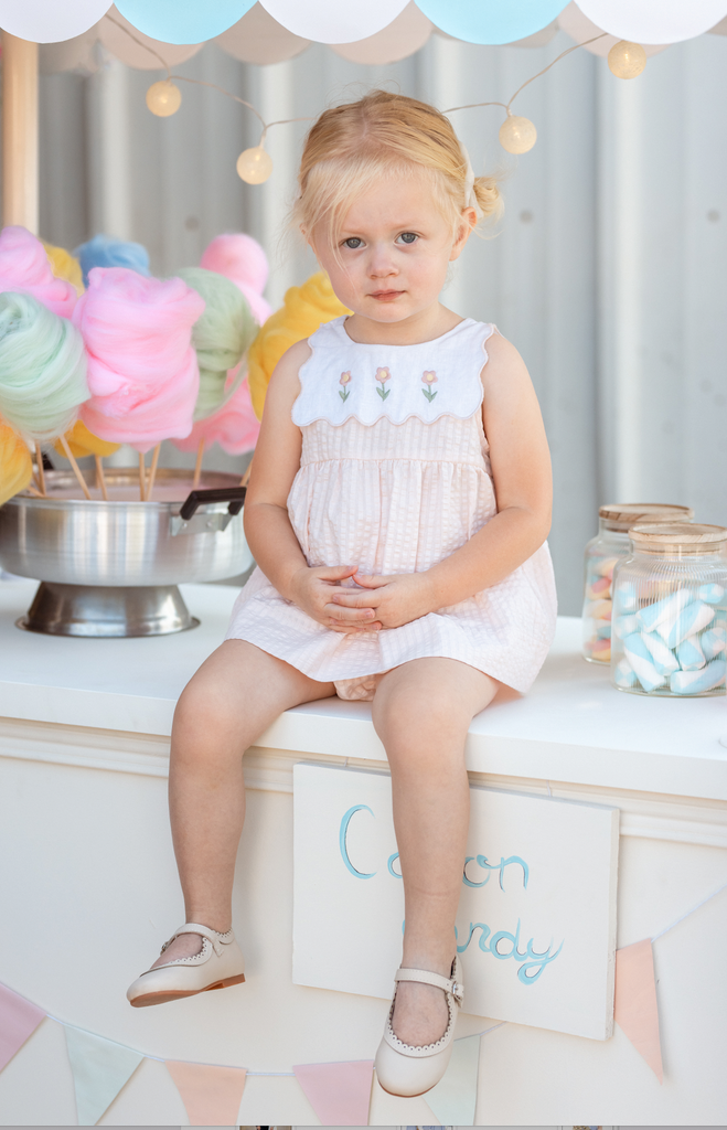 Belati PINK SCALLOP BIB BABY SET (BBB201) | Buttons Bebe