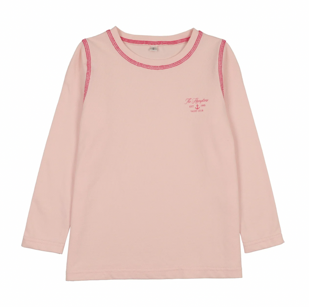 Bonjoy Yacht Club 3/4 Sleeve T-Shirt - Pink | Buttons Bebe