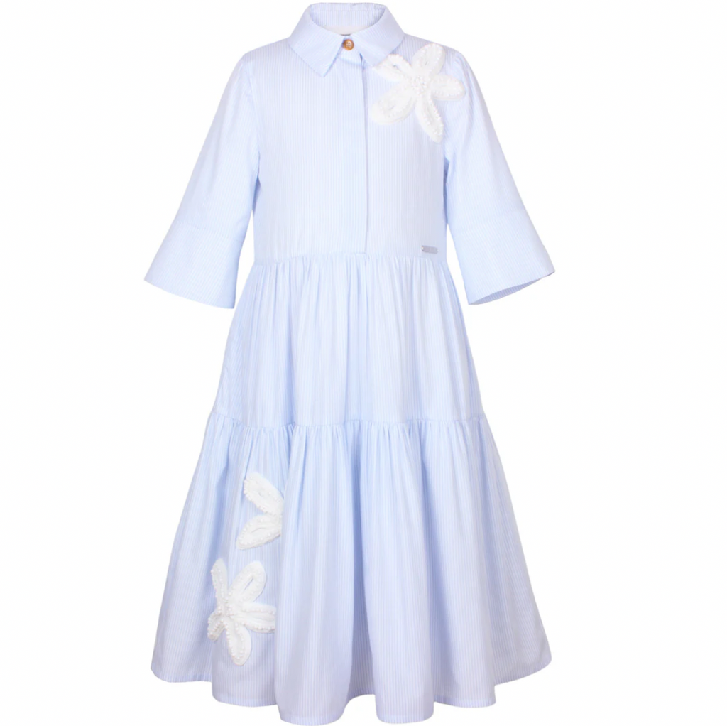 easy blue cheese dressing for wings Elizabeth James Aubrey Dress in Tulip Tapestry Cotton Candy – 8.28 Boutique main image 0