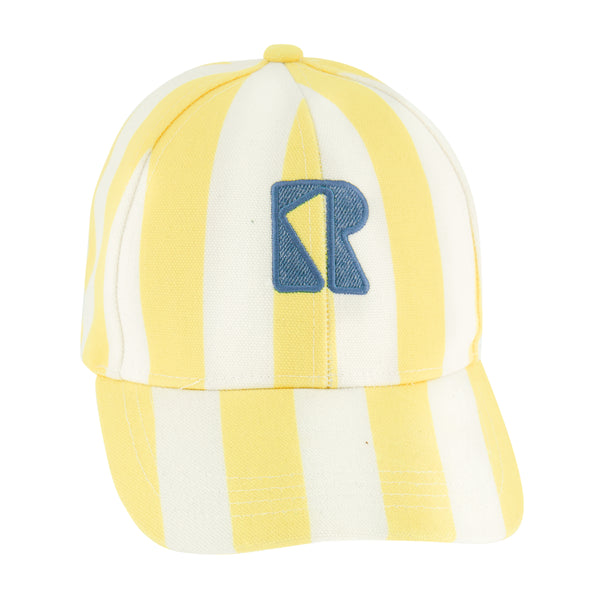Retro Kids Yellow/ White Stripe Cap