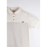Popelin Sand Striped Contrasting Shirt (Mod.25.2)