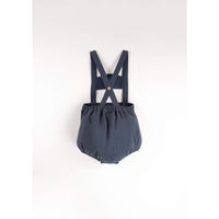 Popelin Navy Blue Anchor Motif Dungarees With Straps (Mod.9.5)