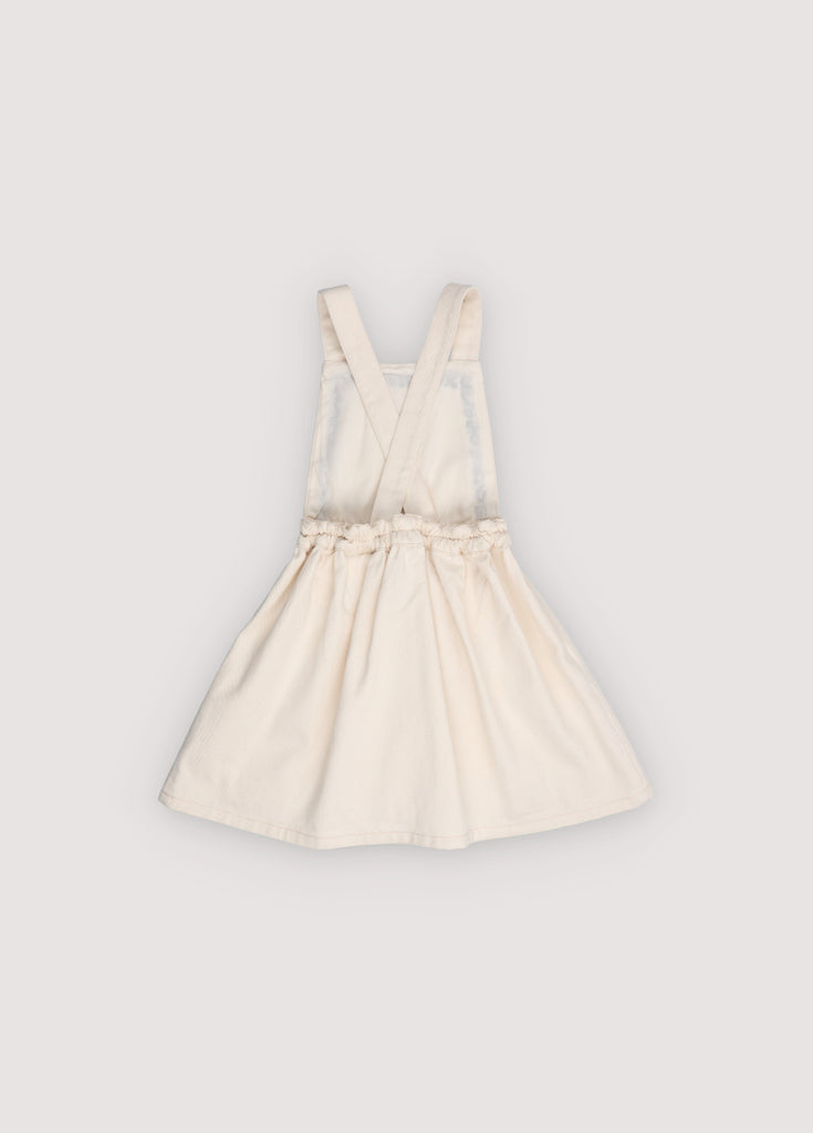 The New Society Moonlight White Tamara Pinafore | Buttons Bebe