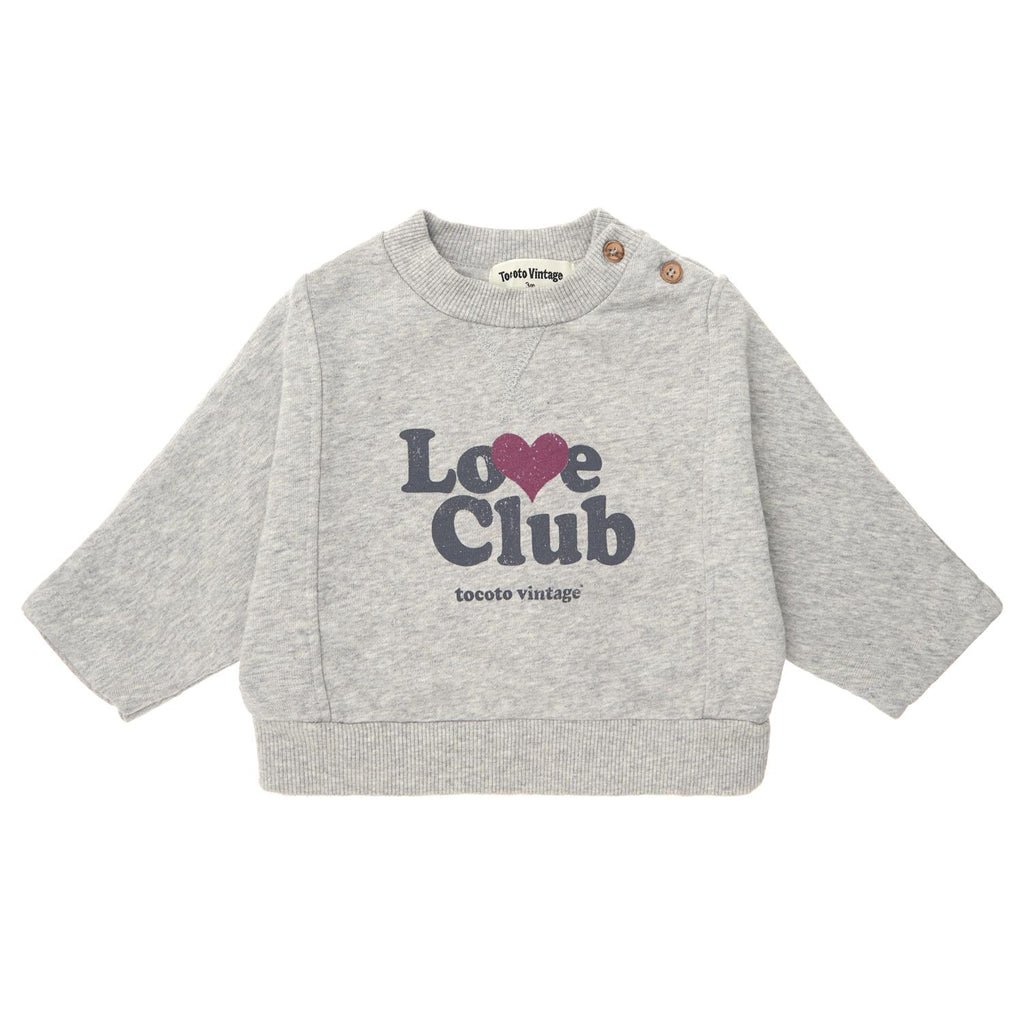 Tocoto Vintage Grey Sweatshirt 