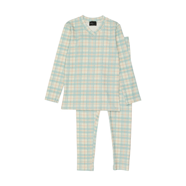 Cuddle & Coo Pastel Plaid Pajamas