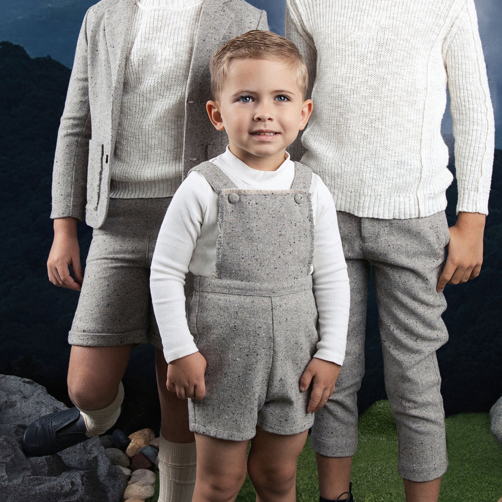 ワンピース andmary Baby pants set up gray M grey-tweed-overall_1024x1024.