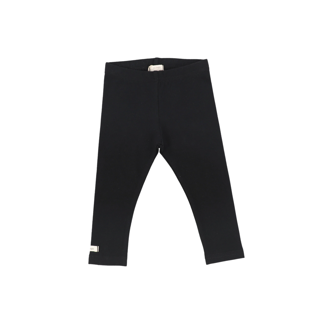 Lil Legs Long Leggings Black | Buttons Bebe