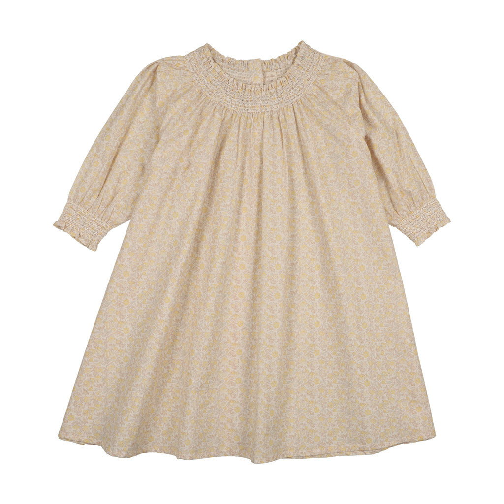 yellow toddler dress long sleeve Linen Long Sleeve Dress