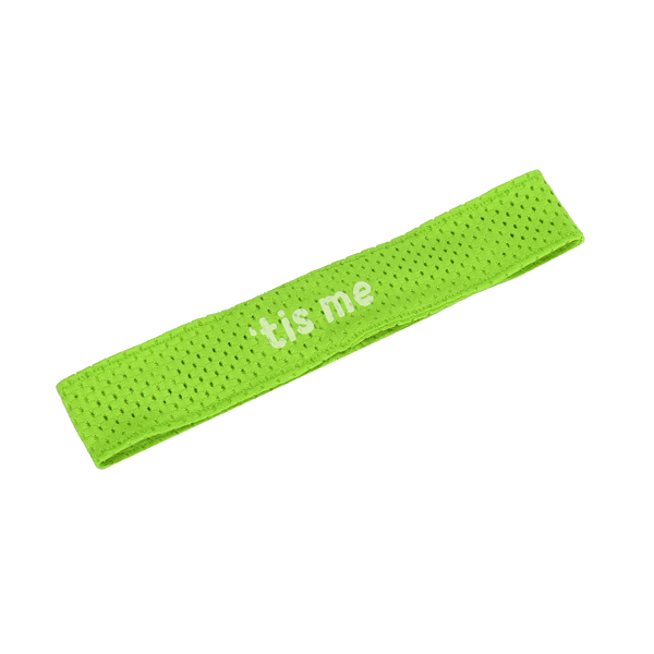 Tis Me Lime Sports Mesh G-I-D 1" Sweatband Baby/Toddler