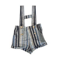 Noma Navy Wide Striped H Bar Overall (NBB704)