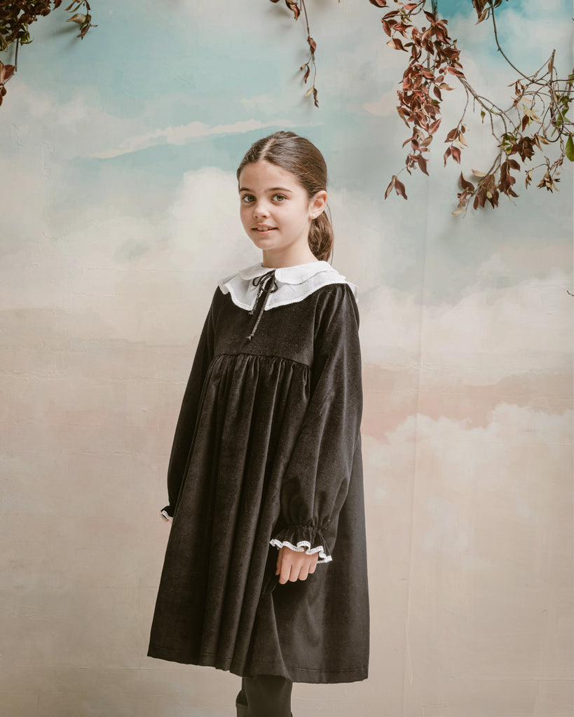 Cosmosophie Odeon Velvet Dress | Buttons Bebe