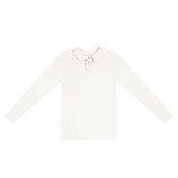 Kipp White Collared Sweater