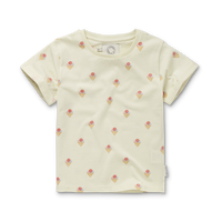 Sproet + Sprout Pear Off-White T-Shirt Ice Cream Print