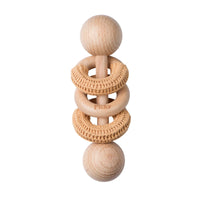 Picky Beige Rattle With Crochet Rings