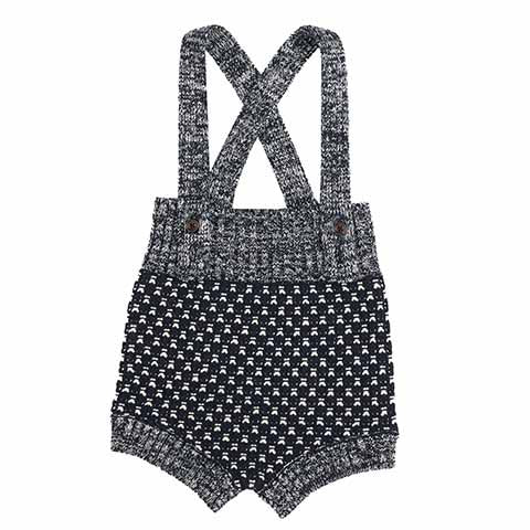 Analogie Suspender Bubble Bloomer - Navy