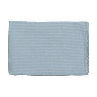 Bee & Dee  Pointelle Collection-Blue Fog Blanket
