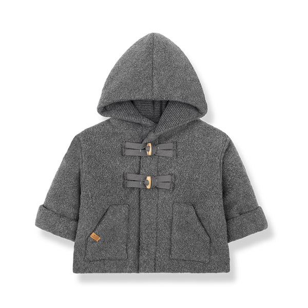 1+ In The Family Edgar Grey Padded Hood Jacket