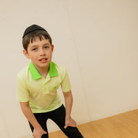 3 Buttons NY IT Green/DK Green Contrast Collar