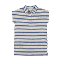 Farren And Me Drop Shoulder Jumper - Royal Blue Stripes