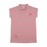 Farren And Me Drop Shoulder Jumper - Hot Pink Stripes