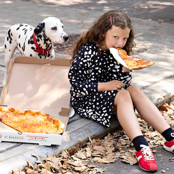 Rooie & Friends Girl Ruffle Dress - Dalmation (GRFD722)