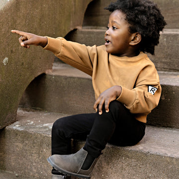 Rooie & Friends Boy Sweatshirt - Caramel (BS735)