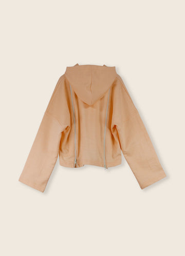 LMN3 Cream Puff Cropped Hoodie No.68