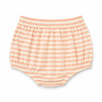 Wander + Wonder Strawberry Stripe Baby Bloomers (jersey)