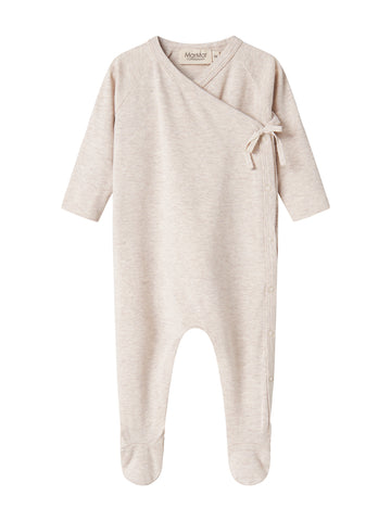 Marmar Light Beige Melange Rubetta Wrap Footie