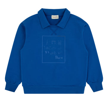 Bondoux Paris Royal Blue Top (467T)