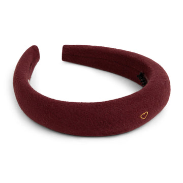 Le Enfant Little Heart Hairbands - Burgundy (FINAL SALE)