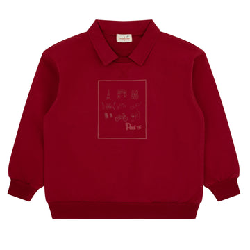 Bondoux Paris Burgandy Red Top (467T)