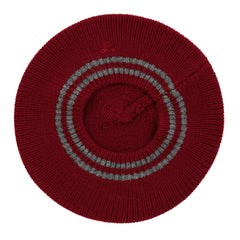 Le Enfant Knit Beret - ages 3-8 - Burgundy