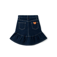 Birnham On The Sea Ruffle Skirt Indigo