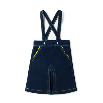 Birnham On The Sea Suspender Jumper Indigo