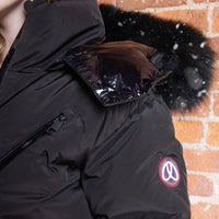 Ellabee Stella Down Fur Jacket Black Fox